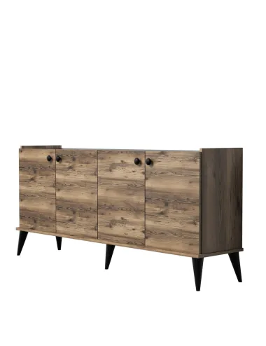 Dulap Living 182X 82.5 X 41 Culoare Nuc Lidya - 2