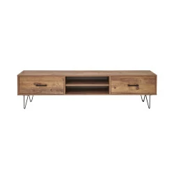 Comoda TV culoare Nuc 180 X 50 X 40 ComoBeta Rose - 2
