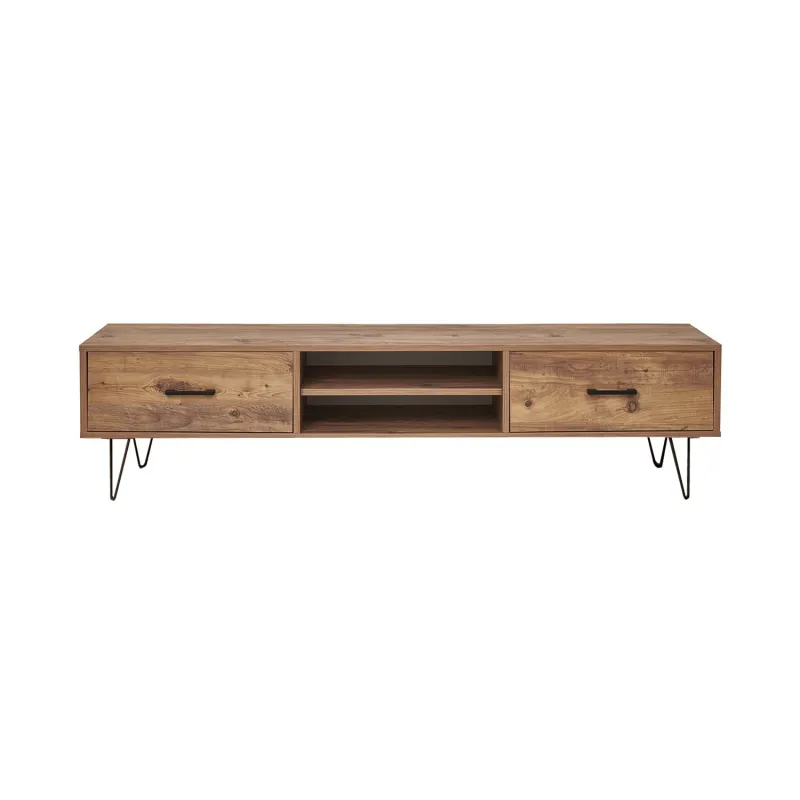 Comoda TV culoare Nuc 180 X 50 X 40 ComoBeta Rose  - 2