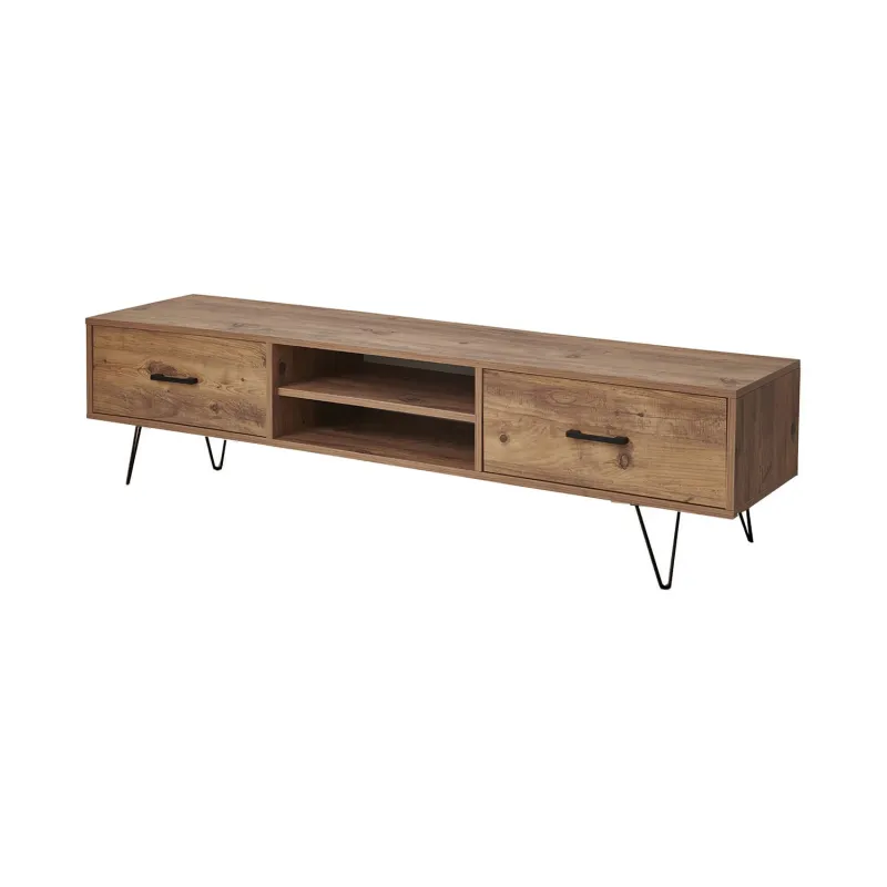 Comoda TV culoare Nuc 180 X 50 X 40 ComoBeta Rose  - 3