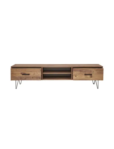 Comoda TV culoare Nuc 180 X 50 X 40 ComoBeta Rose  - 4