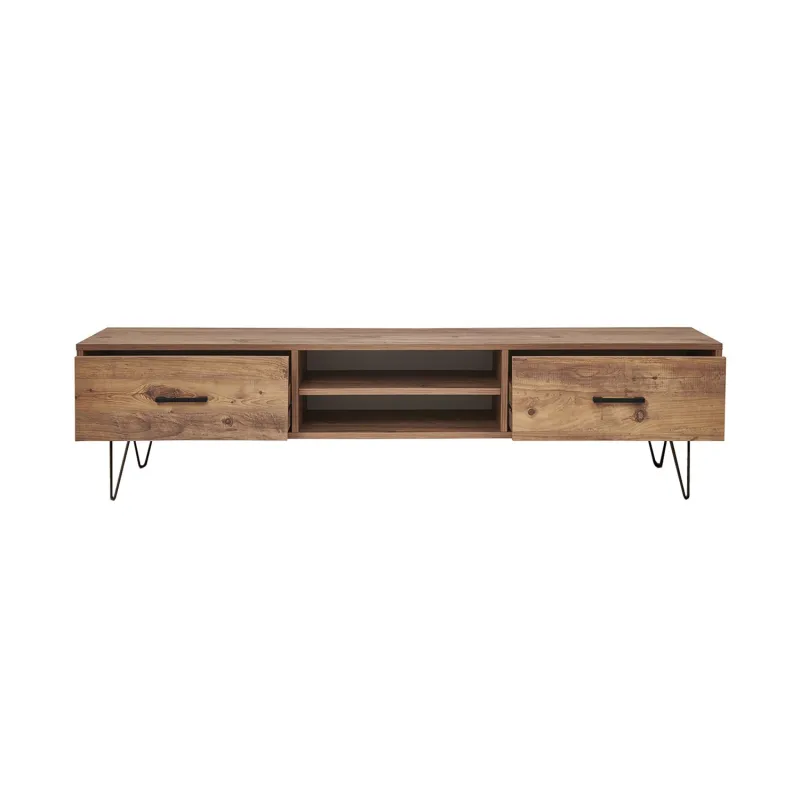 Comoda TV culoare Nuc 180 X 50 X 40 ComoBeta Rose  - 4