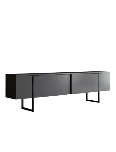 Comoda TV 180 X 30 X 50 Luxe - Anthracite, Black  - 6