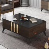 Set Mobilier Living 2 piese Gold Set - Anthracite, Walnut - 5