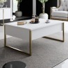 Set Mobilier Living 2 piese Luxe Set - White, Gold - 4