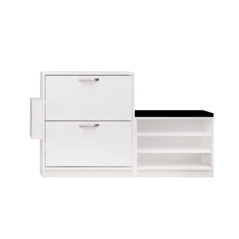 Dulap Incaltaminte cu rafturi 130 X 80 X 31 Trend - White  - 5