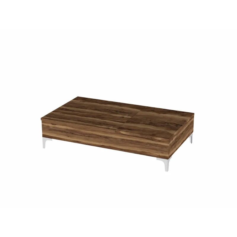 Masa Cafea Cu Spatiu Depozitare 121 X 28 X 69.2 Esinti - Walnut  - 3