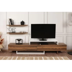 Comoda TV 180 X 41.7 X 29.5 Nirvana - Teak, White - 1
