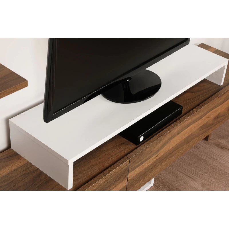 Comoda TV 180 X 41.7 X 29.5 Nirvana - Teak, White  - 3