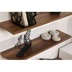 Comoda TV 180 X 41.7 X 29.5 Nirvana - Teak, White  - 5