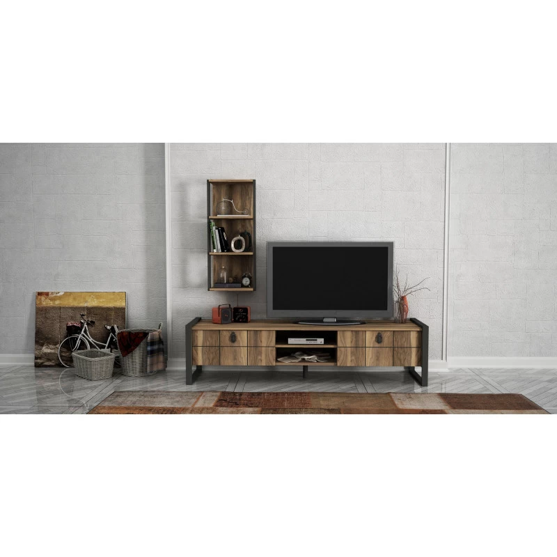 Comoda TV Lost - Walnut 184.5 X 45 X 34  - 1