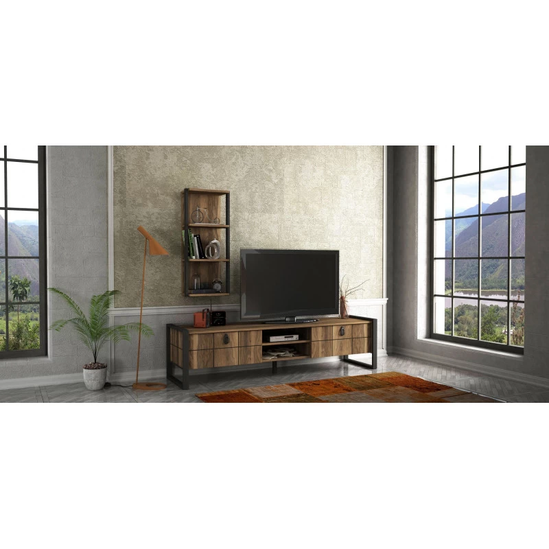 Comoda TV Lost - Walnut 184.5 X 45 X 34  - 3