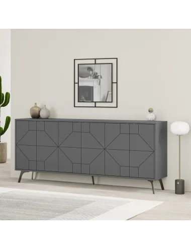 Dulap tip Consola Dune - Anthracite 183.8 X 77.4 X 35 - 1