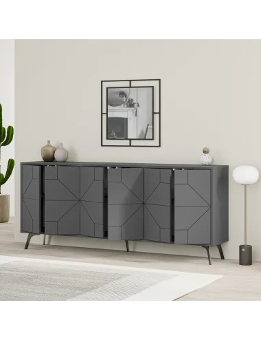 Dulap tip Consola Dune - Anthracite 183.8 X 77.4 X 35 - 2