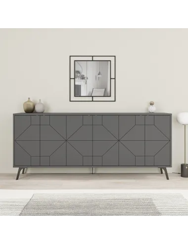 Dulap tip Consola Dune - Anthracite 183.8 X 77.4 X 35  - 3