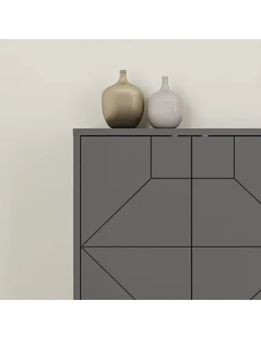 Dulap tip Consola Dune - Anthracite 183.8 X 77.4 X 35  - 4