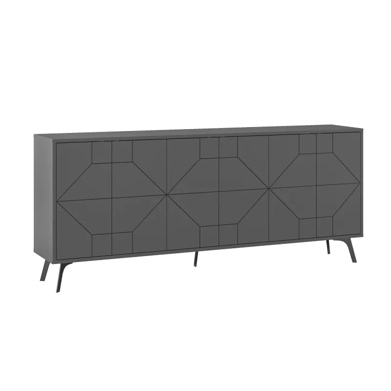 Dulap tip Consola Dune - Anthracite 183.8 X 77.4 X 35  - 5