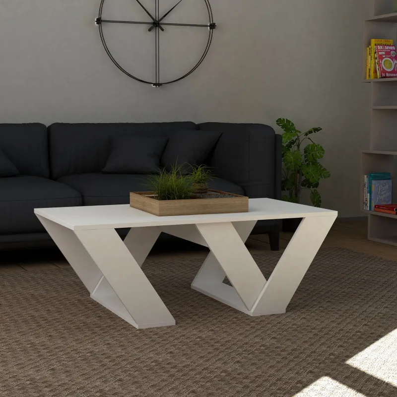 Masa cafea Pipra - White 110 X 40 X 60  - 1