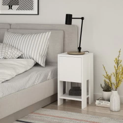 Noptiera Ema - White 30 X 55 X 30 - 1