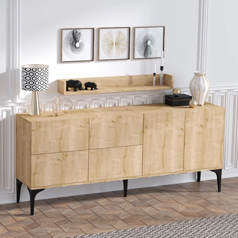 Dulap Tip Consola Stella - Sapphire Oak 180 X 55 X 40  - 2