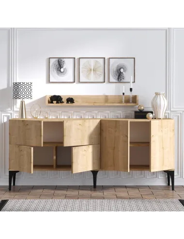 Dulap Tip Consola Stella - Sapphire Oak 180 X 55 X 40  - 3