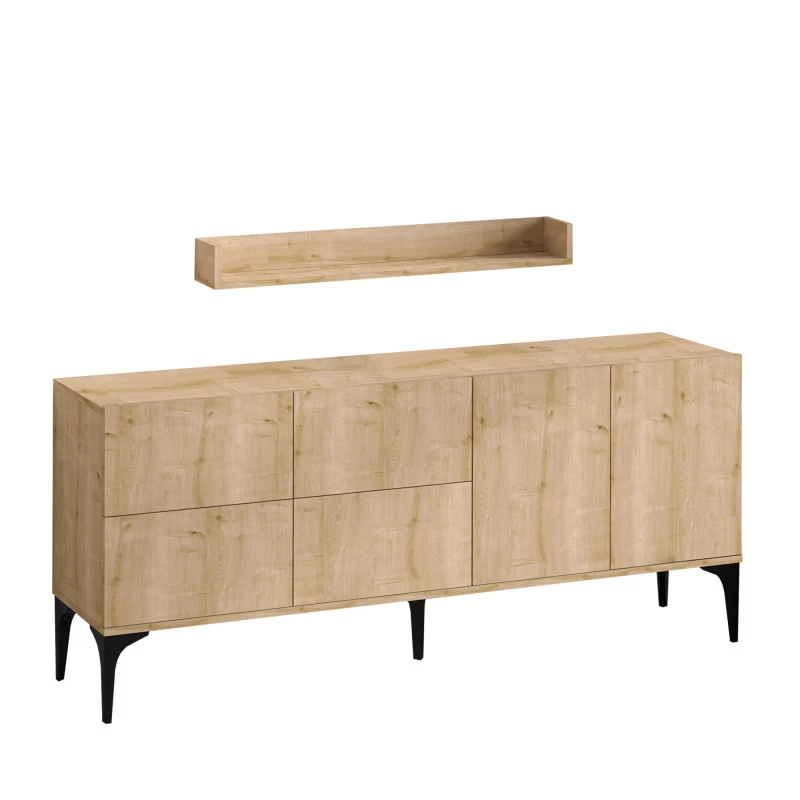 Dulap Tip Consola Stella - Sapphire Oak 180 X 55 X 40  - 4