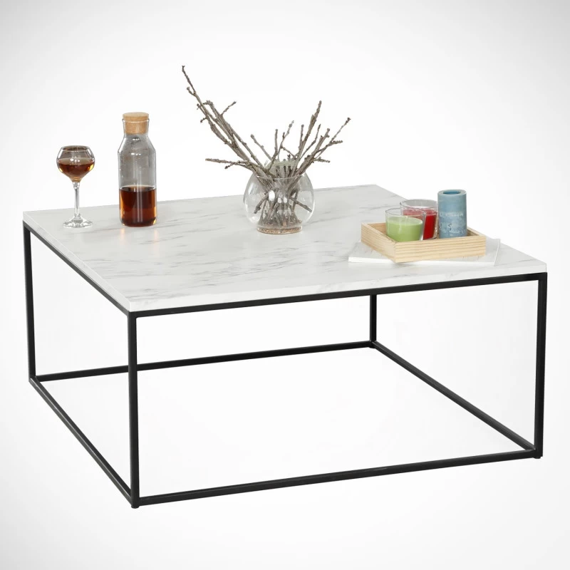 Masa de Cafea Poly - Marmo 75 X 43 X 75  - 1