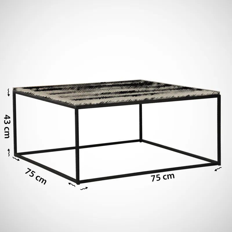 Masa de Cafea Poly - Marmo 75 X 43 X 75  - 3