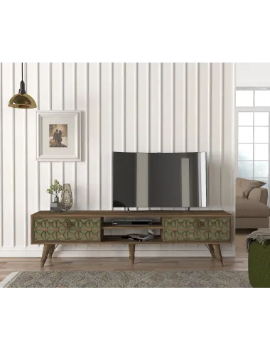 Comoda TV Valente (TV Sehpasi) - Walnut 180 X 46.2 X 29.5 - 1
