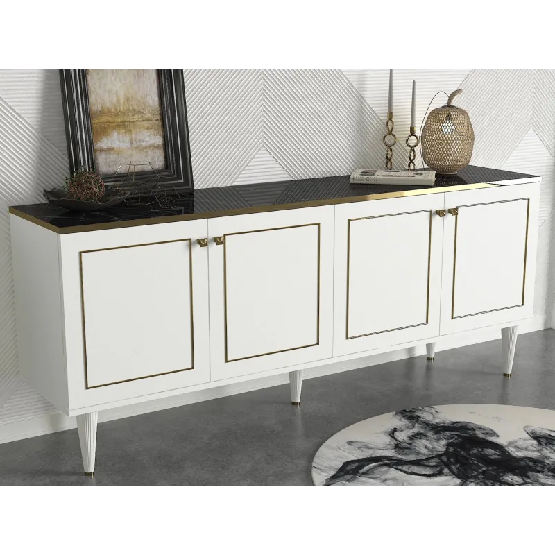 Dulap Tip Consola Ravenna - White 180 X 40 X 76  - 1