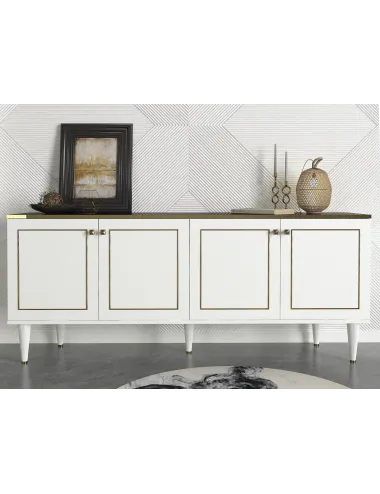 Dulap Tip Consola Ravenna - White 180 X 40 X 76 - 2