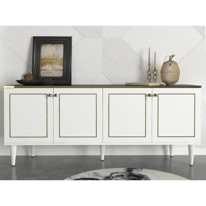 Dulap Tip Consola Ravenna - White 180 X 40 X 76  - 2