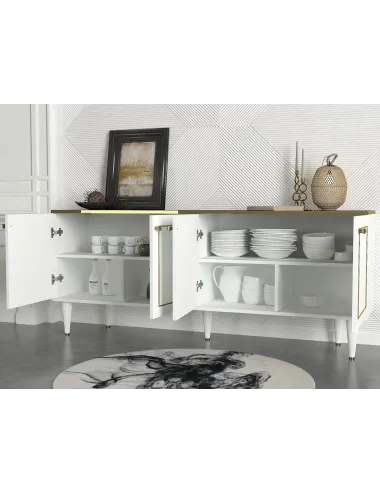 Dulap Tip Consola Ravenna - White 180 X 40 X 76  - 3