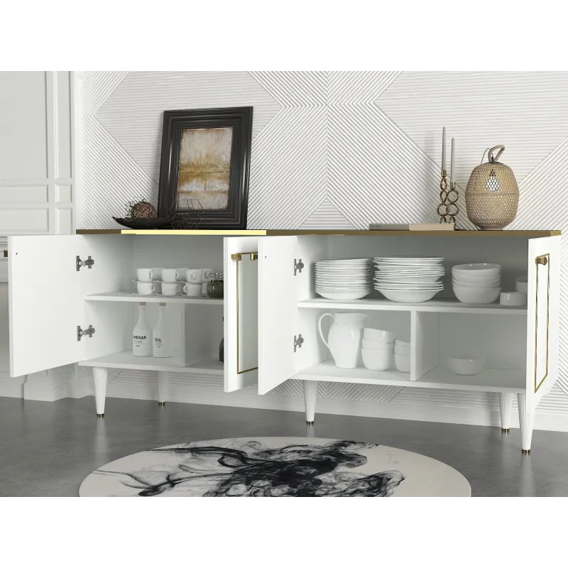 Dulap Tip Consola Ravenna - White 180 X 40 X 76  - 3