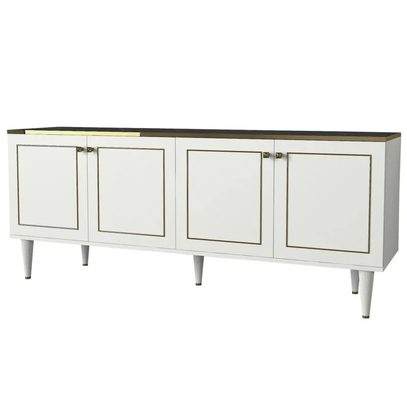 Dulap Tip Consola Ravenna - White 180 X 40 X 76  - 4