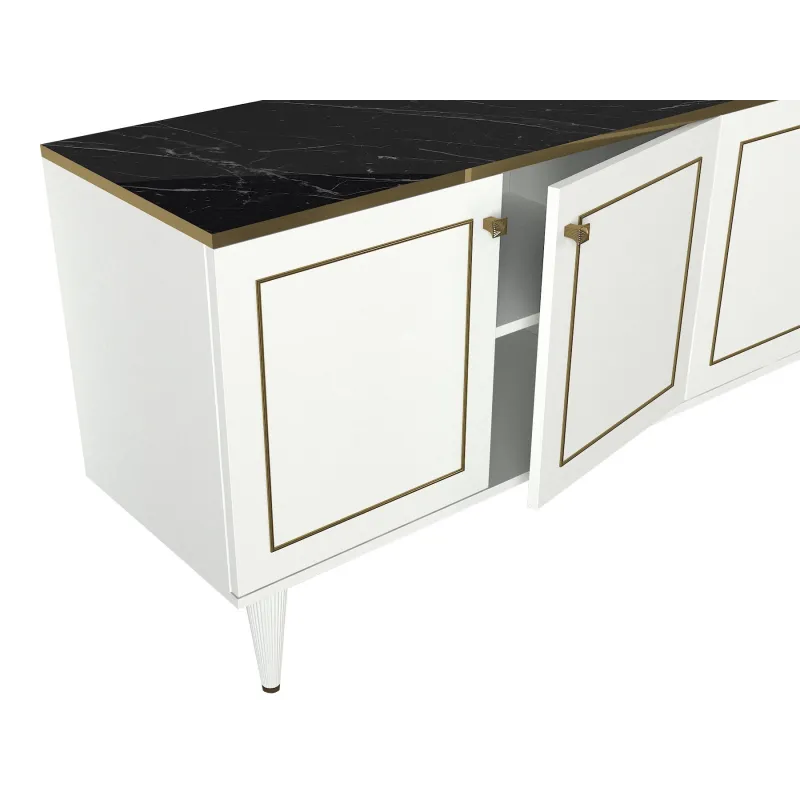 Dulap Tip Consola Ravenna - White 180 X 40 X 76  - 6