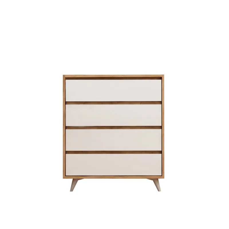 Dulap Hol Suvera Culoare Alb cu Stejar 70 X 86 X 40  - 4
