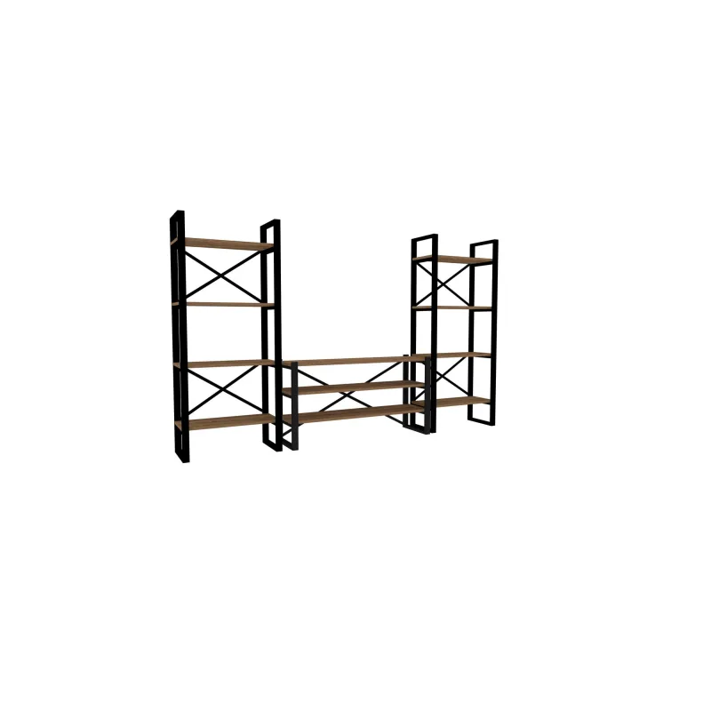 Set Mobila Living Comoda si Rafturi Stil Industrial Egzotik - Modern  - 3