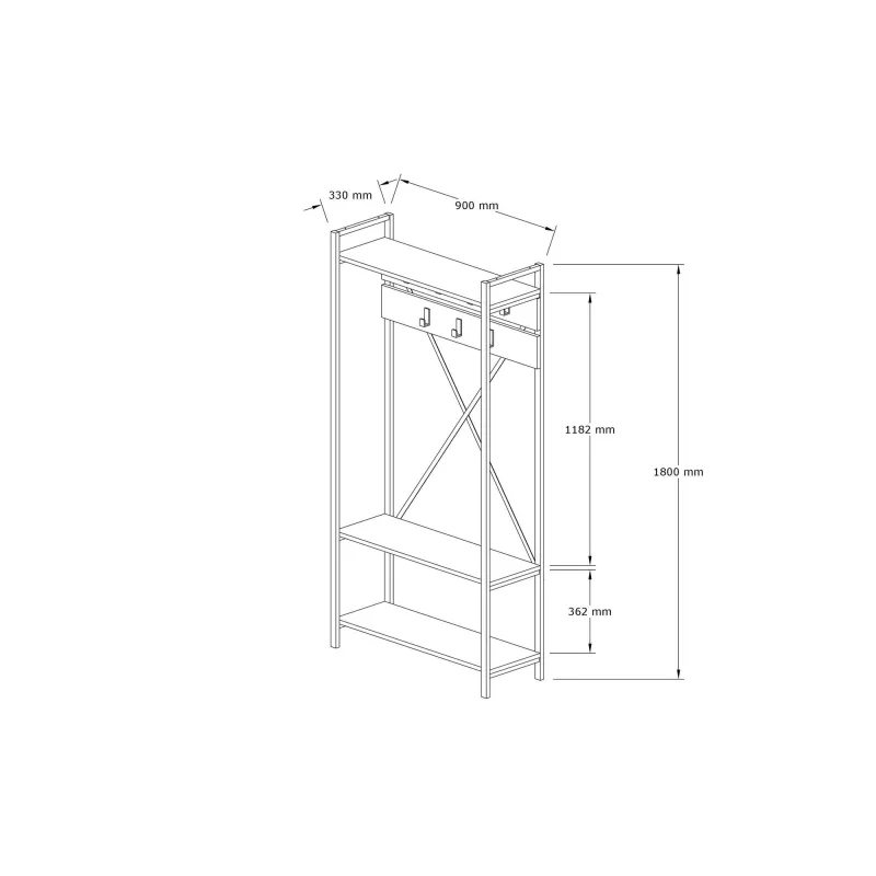 Cuier Hol Alfa - Sapphire 90 X 180 X 34  - 4