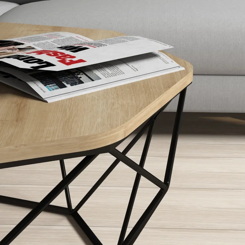 Masa de Cafea 90 X 38 X 90 Diamond - Oak  - 3