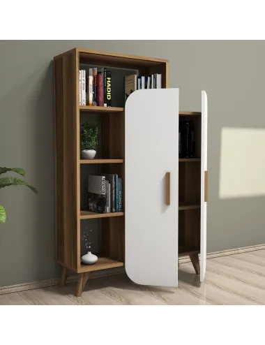 Raft cu Dulapior Form - Walnut, White  - 4