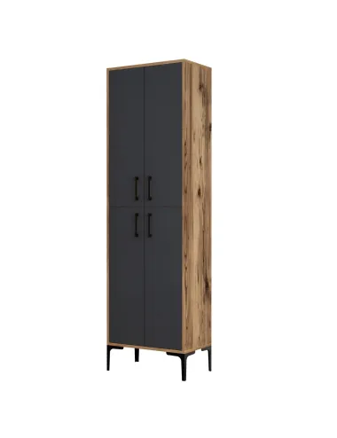 Dulap Multifunctional Berlin A - Walnut, Anthracite  - 5