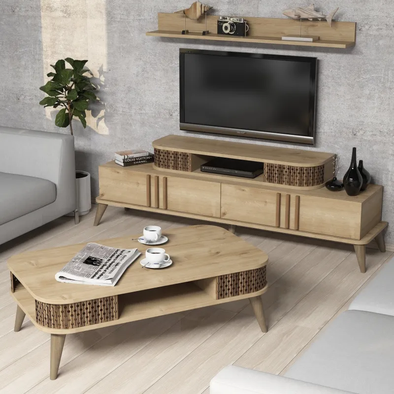 Set Mobilier Eylul - Oak 3 piese  - 2