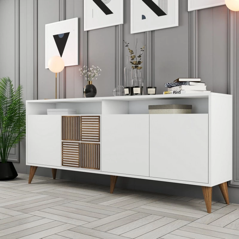 Dulap Tip Consola Milan - White 180 X 78.6 X 35  - 2