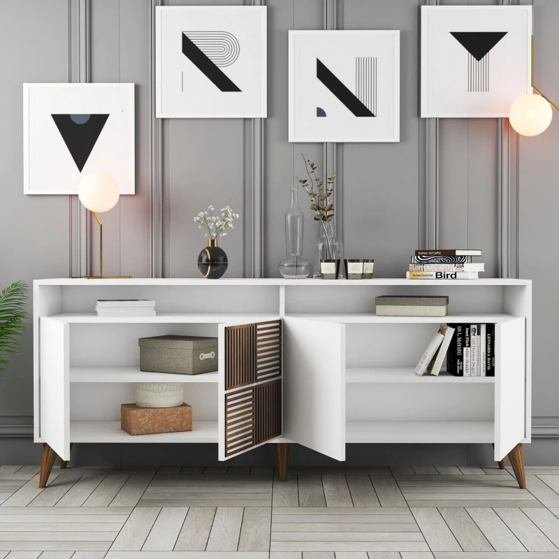 Dulap Tip Consola Milan - White 180 X 78.6 X 35  - 3