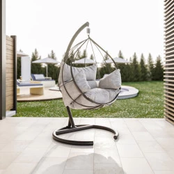 Scaun cu Balansoar Gradina Mavera - White, Anthracite - 1