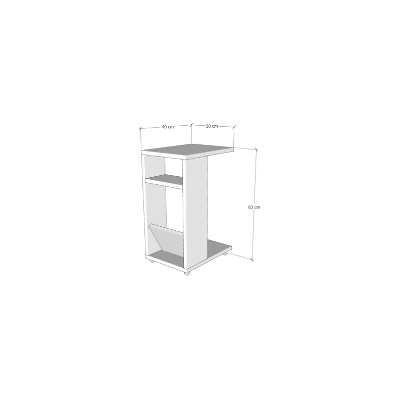 Masuta Cafea Filinta - Pine 30 X 63 X 40  - 4