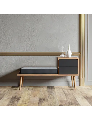 Banca Incaltat cu Dulapior Pentru Hol Fiume 120 X 40 X 45  - 2
