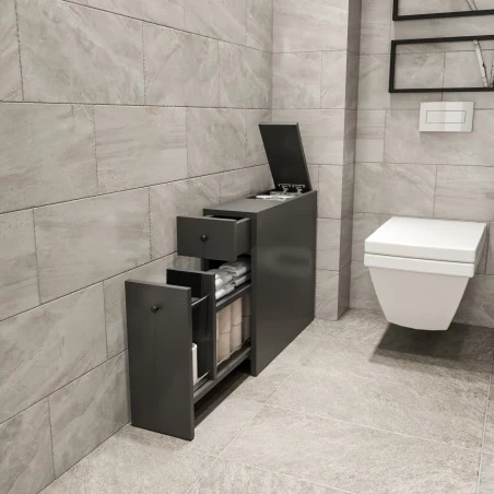 Dulapior Baie Calencia - Anthracite 20 X 55 X 60  - 1