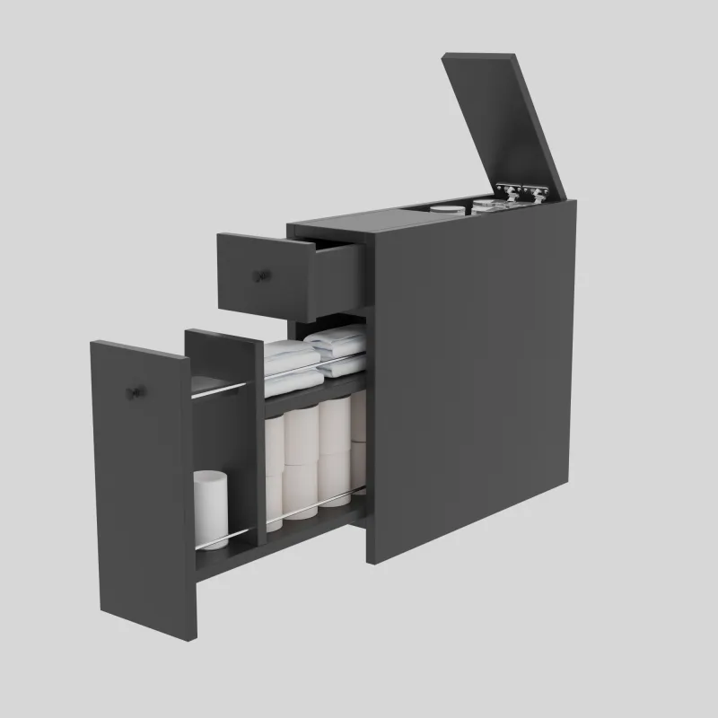 Dulapior Baie Calencia - Anthracite 20 X 55 X 60  - 4